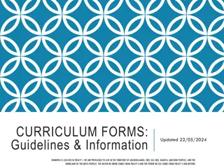 Academic Planning and Curriculum Guidelines Information