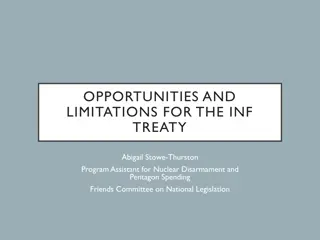 Opportunities and Limitations for the INF Treaty Analysis