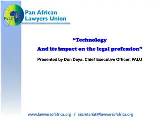 Impact of Technology on the Legal Profession