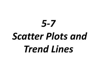 Scatter Plots and Trend Lines for Data Analysis