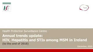 Health Protection Surveillance Centre Annual Update: HIV, Hepatitis, and STIs Trends Among MSM in Ireland (End of 2018)