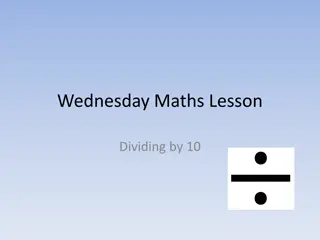 Learn to Divide by 10 - Wednesday Maths Lesson