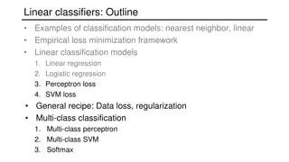 Overview of Linear Classifiers and Perceptron in Classification Models