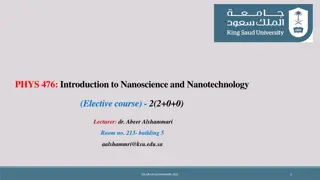 Exploring Nanoscience and Nanotechnology with Dr. Abeer Alshammari