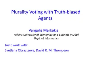 Plurality Voting with Truth-biased Agents