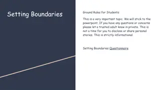 Setting Boundaries and Ensuring Safety for Students