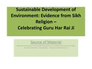 Sustainable Development in Sikh Religion: Lessons from Guru Har Rai Ji