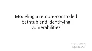 Smart Bathtub Vulnerabilities and Remote Control Risks