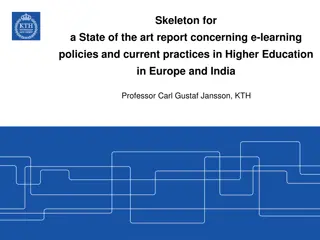 Comparative Study of E-Learning Policies in Higher Education: Europe vs. India