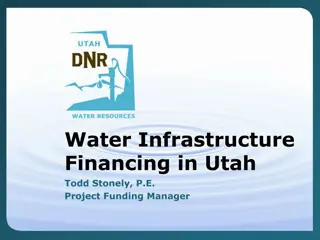 Water Infrastructure Financing in Utah: Overview of Revolving Loan Funds