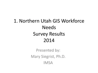 Northern Utah GIS Workforce Survey 2014 Results Overview