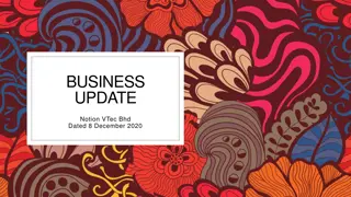 Notion VTec Bhd Business Update Summary December 2020