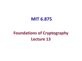 Foundations of Cryptography: Digital Signatures and Collision-Resistant Hash Functions