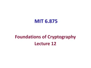 Foundations of Cryptography: Lecture 12 - Digital Signatures and Collision-Resistant Hash Functions