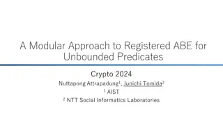 A Modular Approach to Registered ABE for Unbounded Predicates Crypto 2024