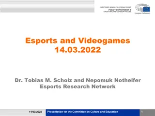 Esports: Opportunities and Challenges in the Digital Landscape