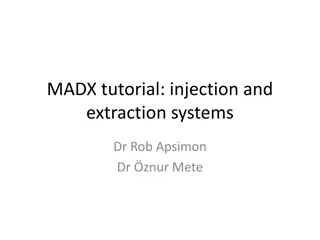 Learn MADX Commands for Injection and Extraction Systems