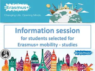 Important Information for Erasmus+ Mobility Studies Participants