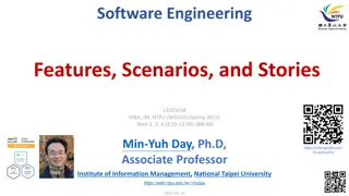 Software Engineering Features, Scenarios, and Stories Course Overview