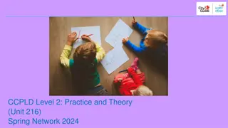 CCPLD Level 2: Practice and Theory Unit 216 Spring Network 2024 Event Details