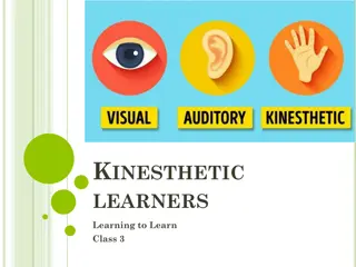 Interactive Workshop on Kinesthetic Learning