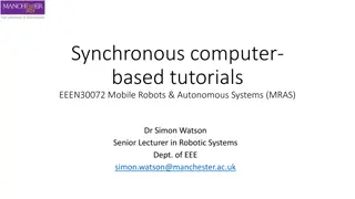 Overview of EEEN30072 Mobile Robots & Autonomous Systems Course by Dr. Simon Watson