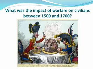 Warfare Impact on Civilians Between 1500 and 1700