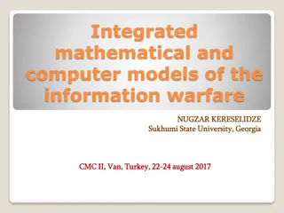 Mathematical and Integrated Computer Models of Information Warfare