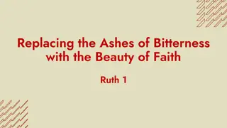 Facing Adversity with Faith: Lessons from Ruth 1