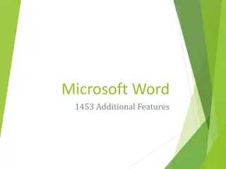 Explore Microsoft Word: Features, Skills, and Views