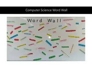 Computer Science Concepts in Visual Word Wall