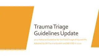 Field Triage Guidelines Update 2021: National Guideline for Injured Patients