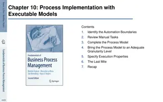 Process Implementation with Executable Models