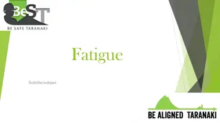 Managing Fatigue in the Workplace