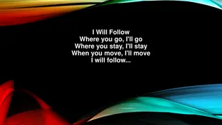 I Will Follow You - A Song of Trust and Devotion