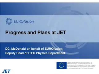 Progress and Plans at JET: Insights from EUROfusion Deputy Head at FPA Meeting