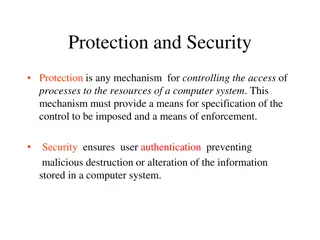 Computer System Protection and Security