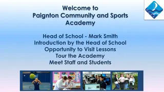 Welcome to Paignton Community and Sports Academy - Providing Quality Education and Care