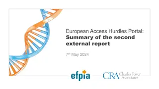 Industry Initiative: European Access Hurdles Portal Findings