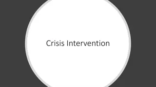 Crisis Intervention and Trauma Support Overview