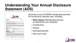 NYCERS Annual Disclosure Statement Overview