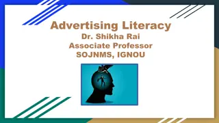 Understanding Advertising Literacy: Impact and Influence in Today's World