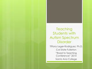 Understanding Autism Spectrum Disorder in Education