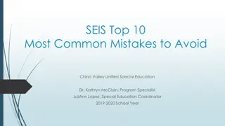 Avoiding Common Mistakes in Special Education IEP Processes