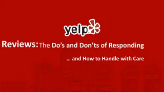 Best Practices for Responding to Yelp Reviews