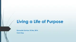 Living a Life of Purpose: Quotes and Reflections