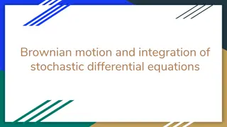 Stochastic Differential Equations and Numerical Integration