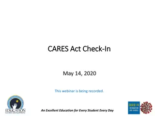 Comprehensive Overview of Cares Act Check-In Webinar