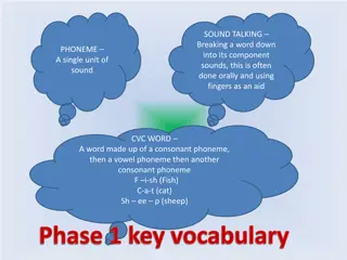 Learning Phonics and Vocabulary in Early Education