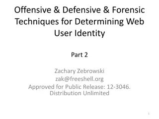 Techniques for Protecting Web User Identity: Part 2 Overview